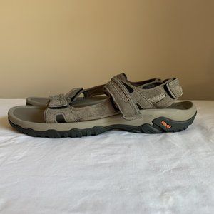 Men's TEVA grey sandals size 14